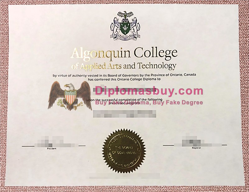Algonquin College Diploma, Algonquin College Degree Algonquin College Diploma, Algonquin College Degree
