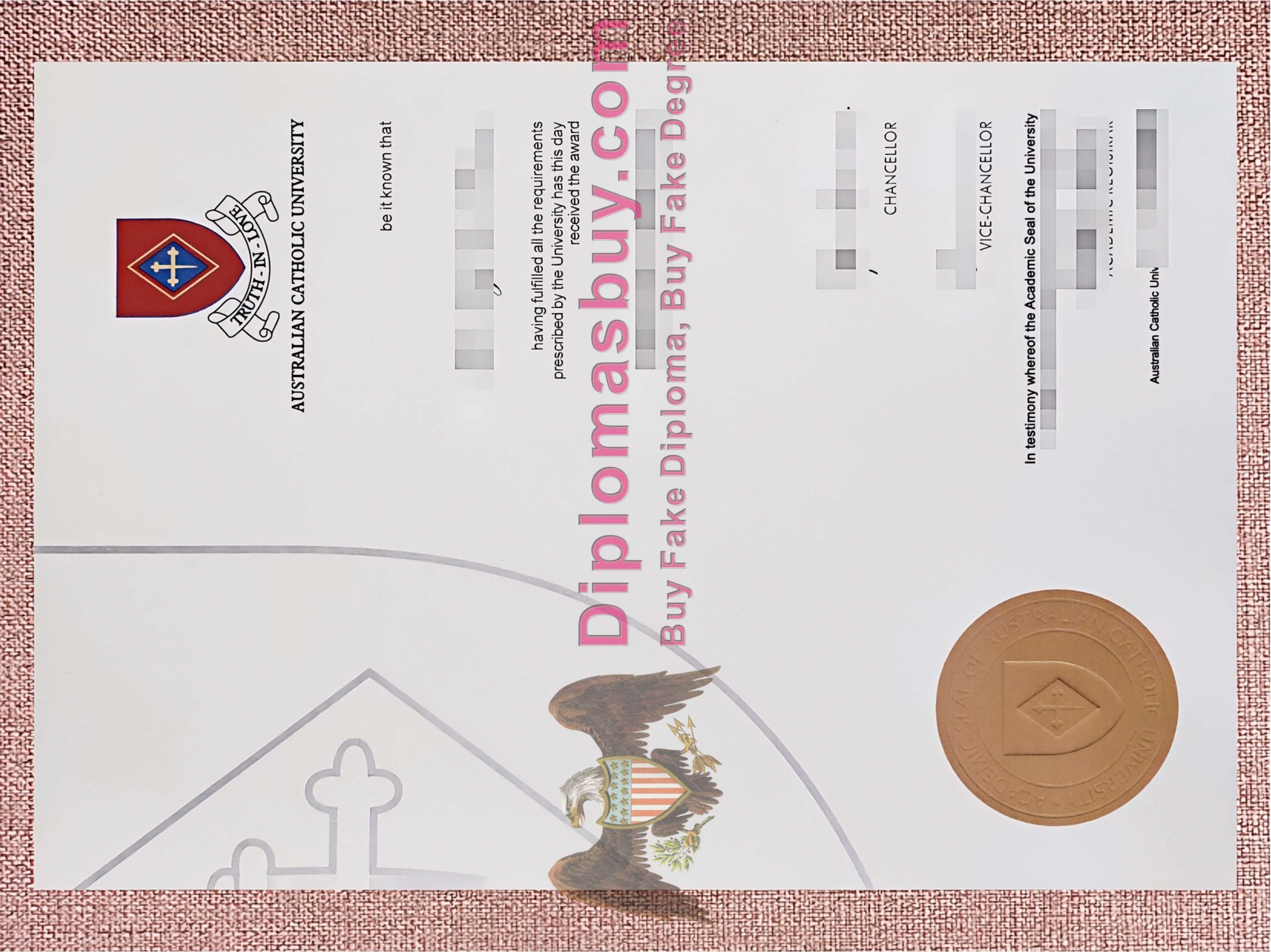 Australian Catholic University Diploma, Australian Catholic University Degree