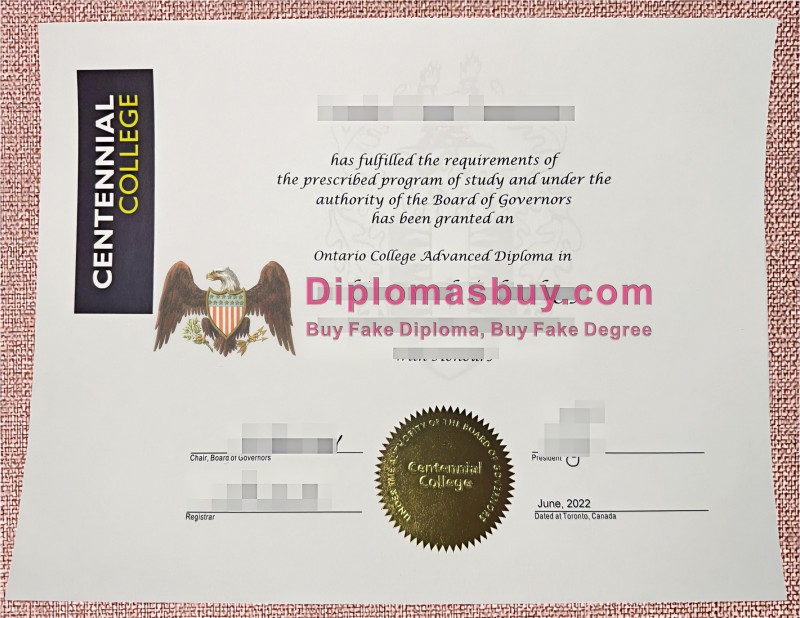 Centennial College Diploma, Centennial College Degree