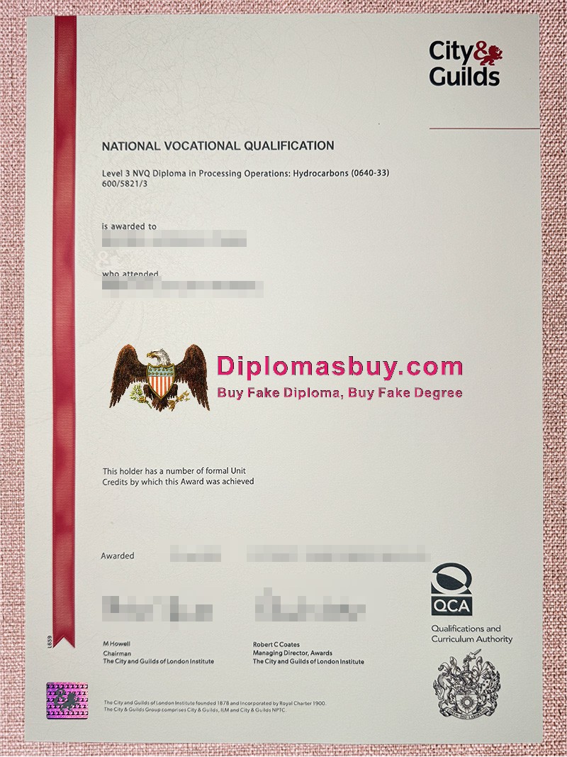 City & Guilds National Vocational Qualification, City & Guilds Degree City & Guilds National Vocational Qualification, City & Guilds Degree