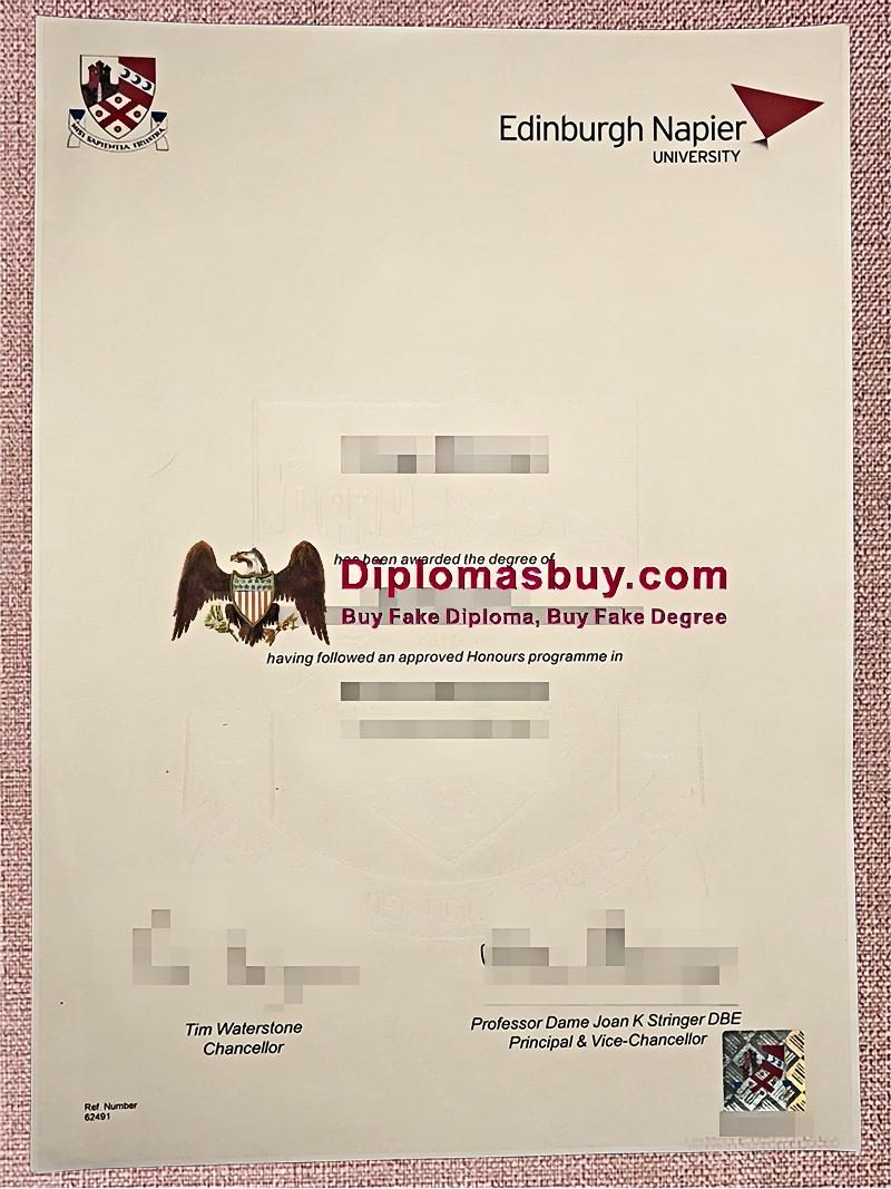 Edinburgh Napier University Diploma, Edinburgh Napier University Degree Edinburgh Napier University Diploma, Edinburgh Napier University Degree
