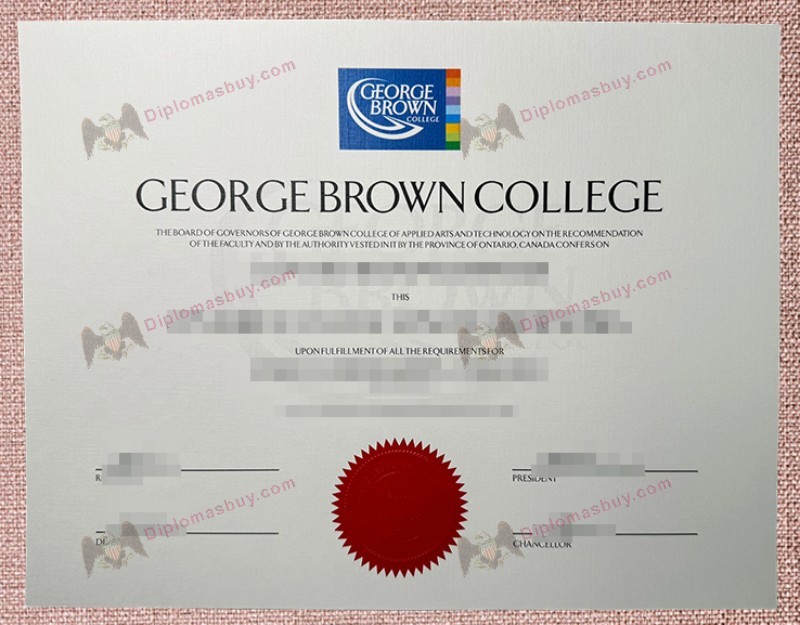 George Brown College Diploma, George Brown College Degree George Brown College Diploma, George Brown College Degree