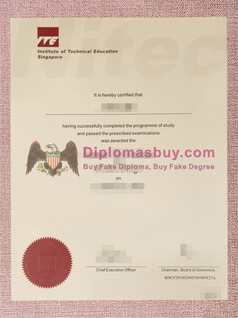 ITE Singapore Certificate, ITE Singapore Degree ITE Singapore Certificate, ITE Singapore Degree