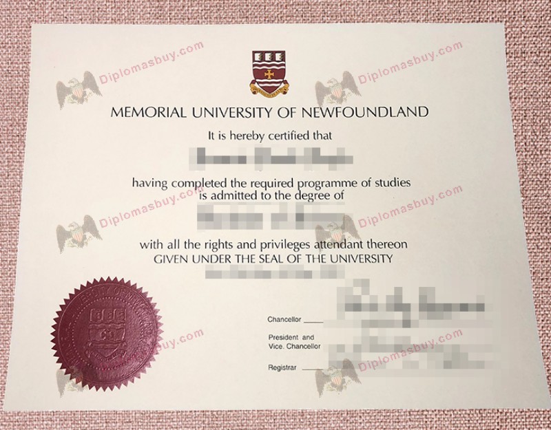 Memorial University of Newfoundland Diploma, Memorial University of Newfoundland Degree Memorial University of Newfoundland Diploma, Memorial University of Newfoundland Degree