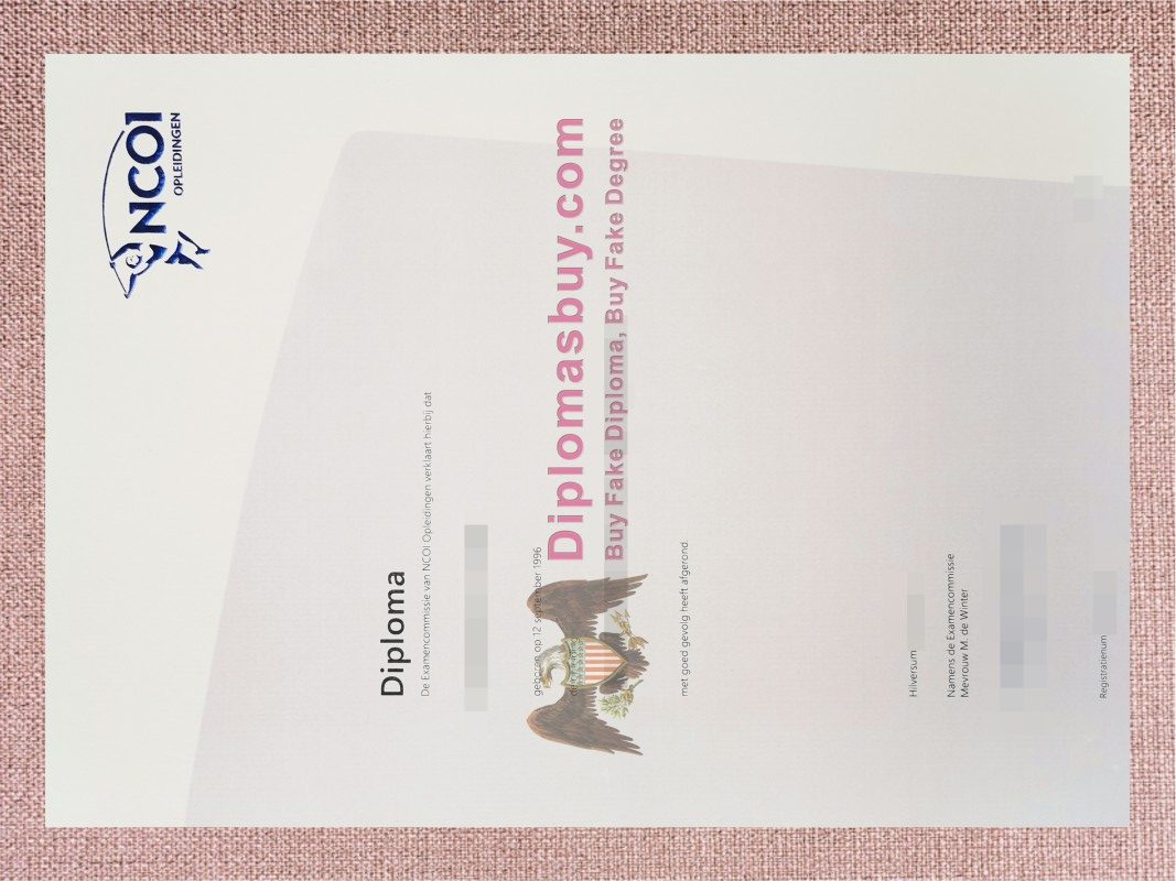 NCOI Opleidingen Diploma, NCOI Opleidingen Degree