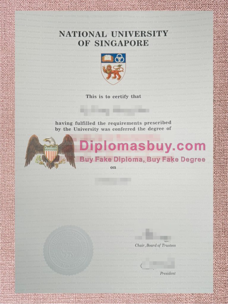 National University of Singapore Diploma, National University of Singapore Degree National University of Singapore Diploma, National University of Singapore Degree