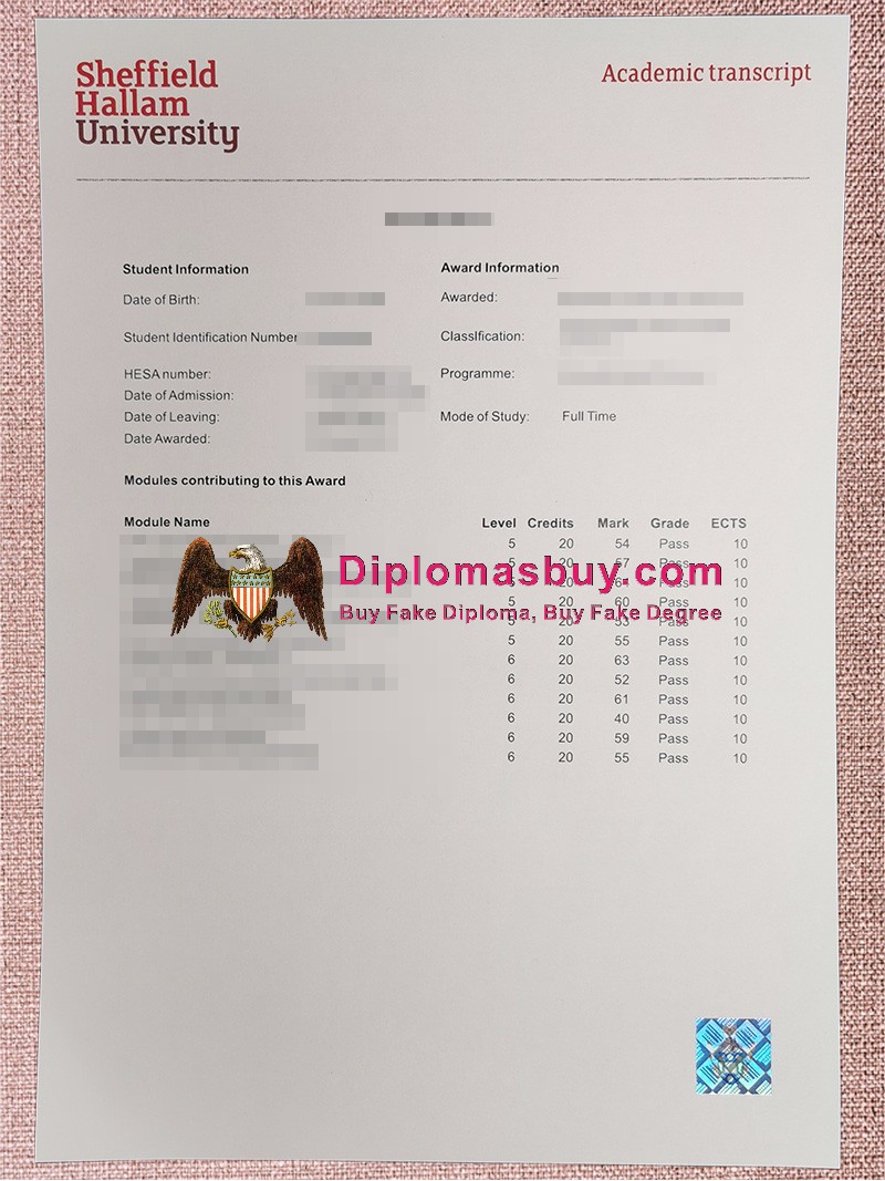 Sheffield Hallam University Transcript, Sheffield Hallam University Degree Sheffield Hallam University Transcript, Sheffield Hallam University Degree