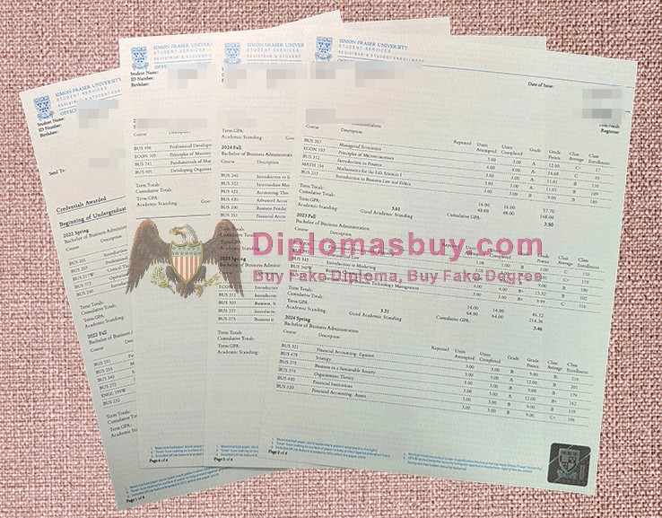 Simon Fraser University Transcript, Simon Fraser University Degree Simon Fraser University Transcript, Simon Fraser University Degree