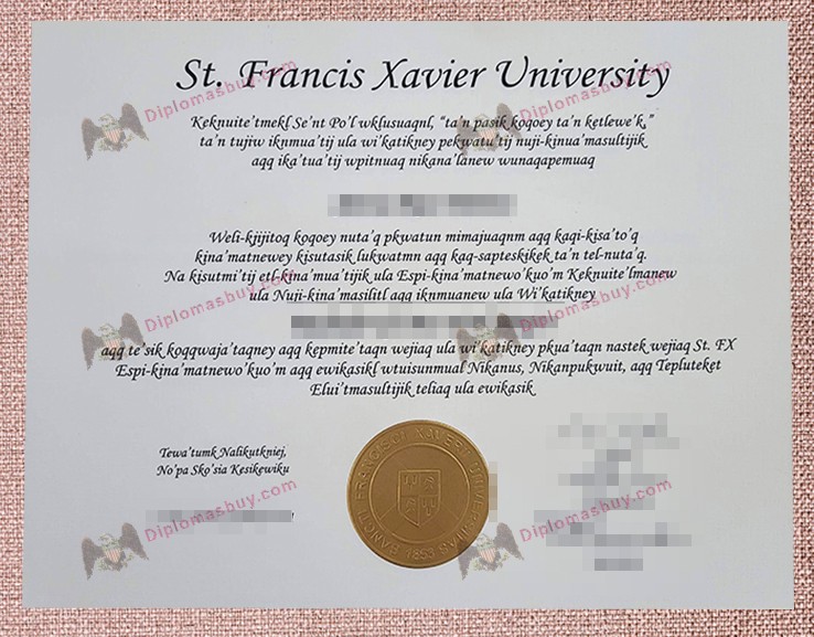 St. Francis Xavier University Degree, St. Francis Xavier University Diploma St. Francis Xavier University Degree, St. Francis Xavier University Diploma