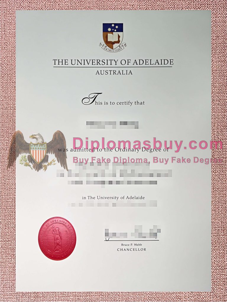 The University of Adelaide Degree, The University of Adelaide Diploma The University of Adelaide Degree, The University of Adelaide Diploma