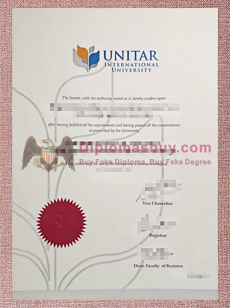 UNITAR International University Diploma, UNITAR International University Degree UNITAR International University Diploma, UNITAR International University Degree