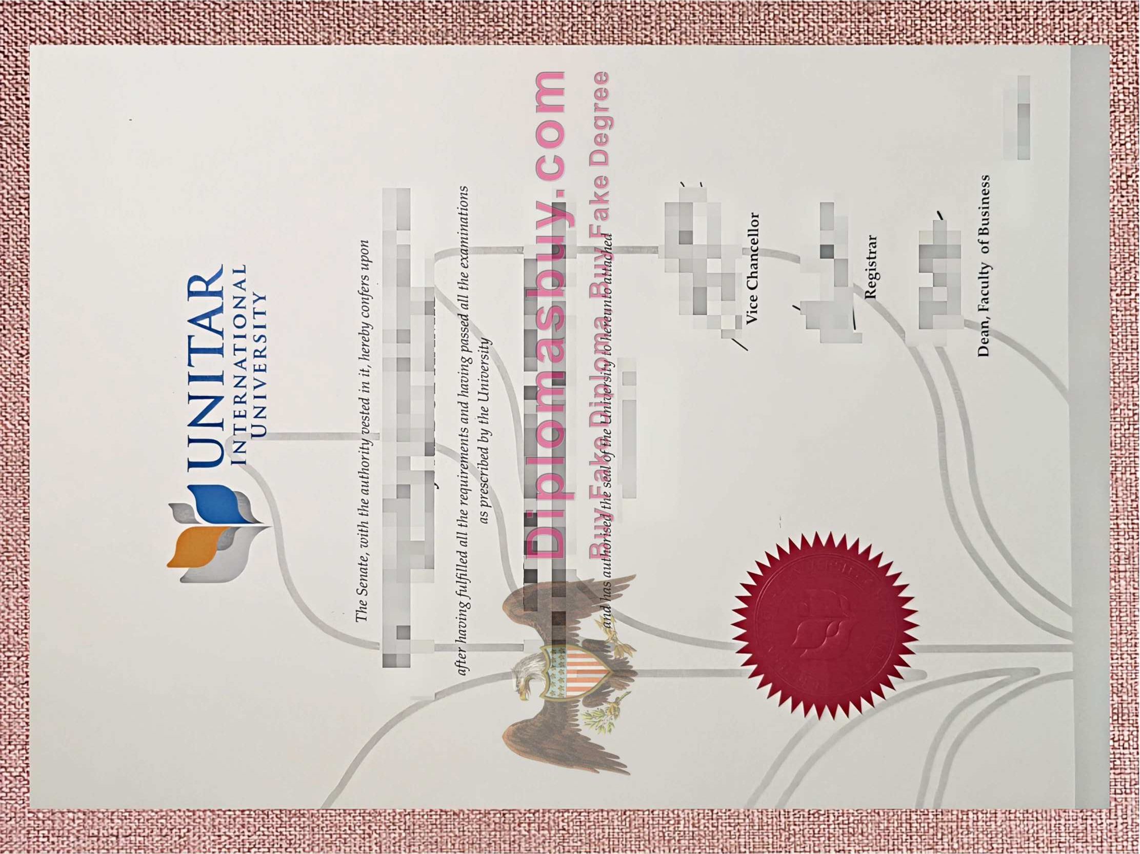 UNITAR International University Diploma, UNITAR International University Degree