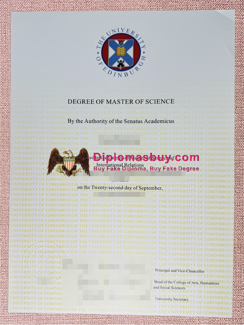 University of Edinburgh Degree, University of Edinburgh Diploma University of Edinburgh Degree, University of Edinburgh Diploma