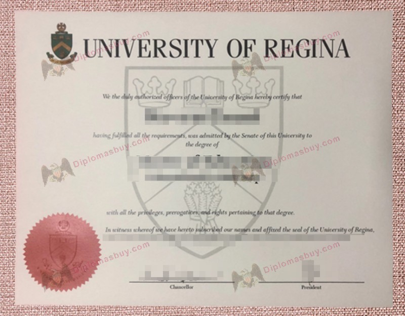 University of Regina Degree, University of Regina Diploma University of Regina Degree, University of Regina Diploma