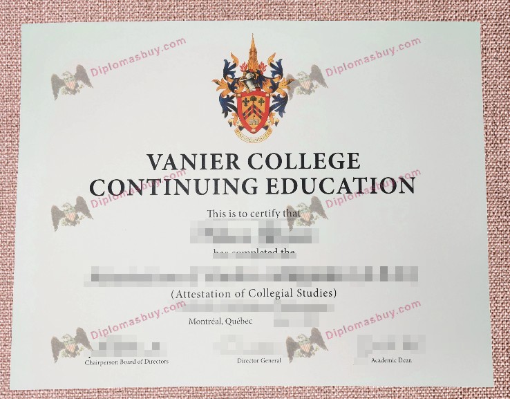 Vanier College Diploma, Vanier College Degree Vanier College Diploma, Vanier College Degree