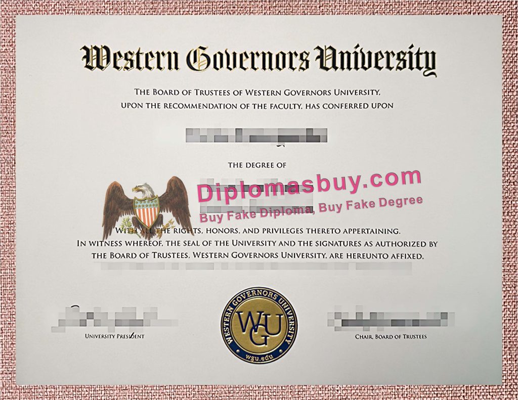 Western Governors University Diploma, Western Governors University Degree Western Governors University Diploma, Western Governors University Degree