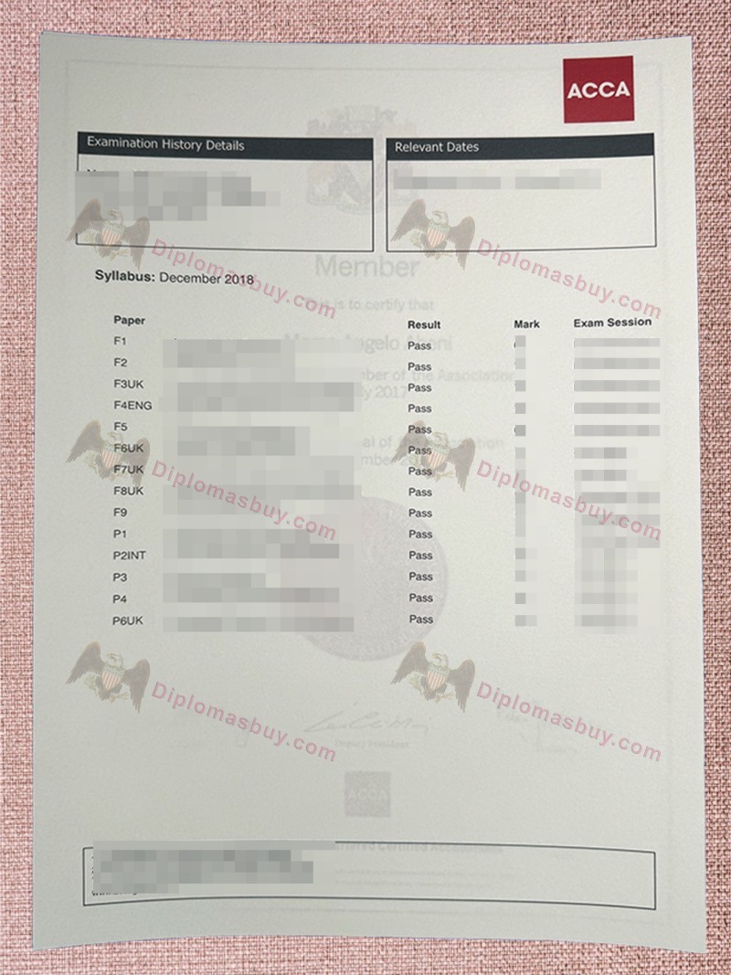 ACCA Transcript ACCA Transcript