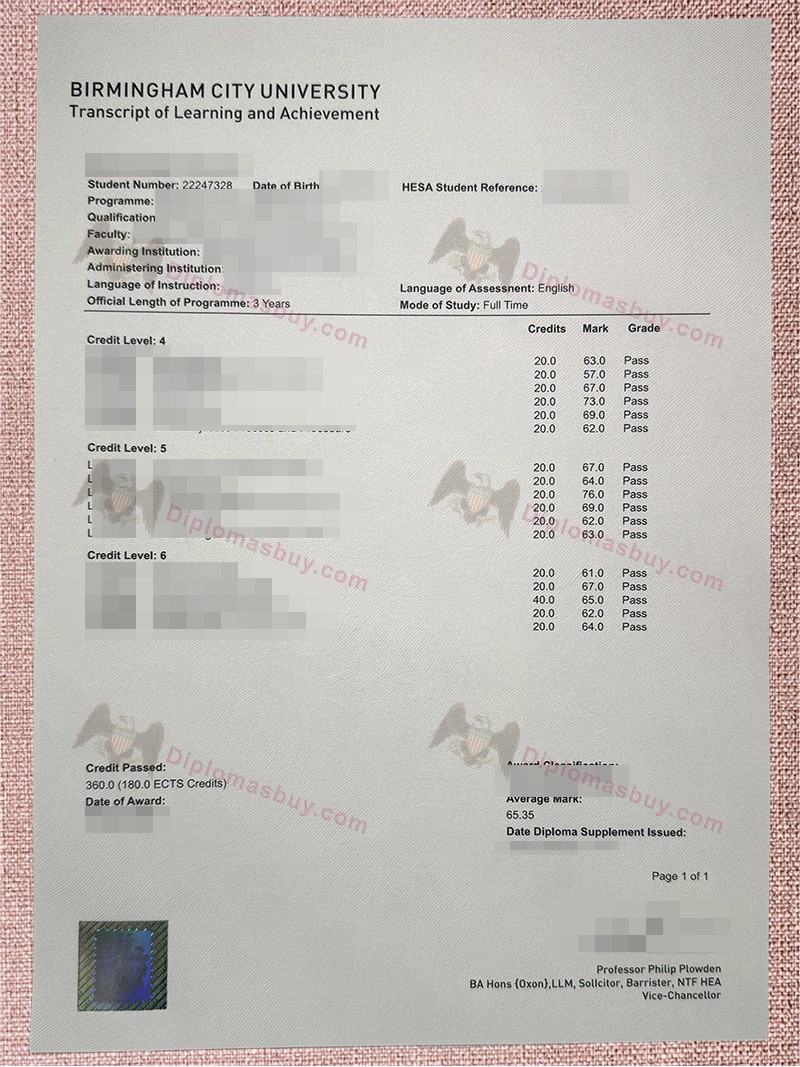 Birmingham City University Transcript, Birmingham City University Degree Birmingham City University Transcript, Birmingham City University Degree