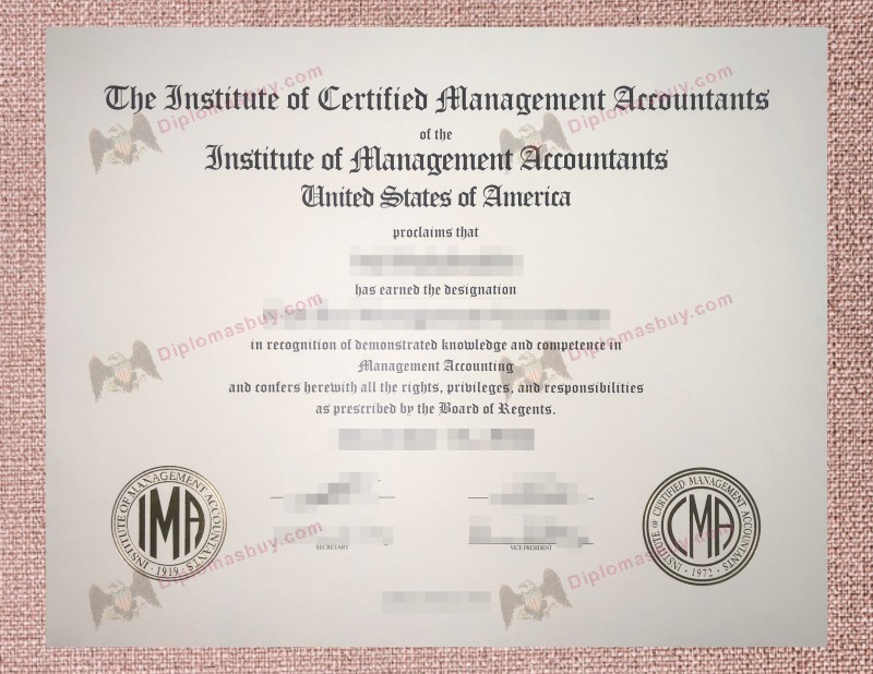 CMA certificate, Certified Management Accountant certificate CMA certificate, Certified Management Accountant certificate