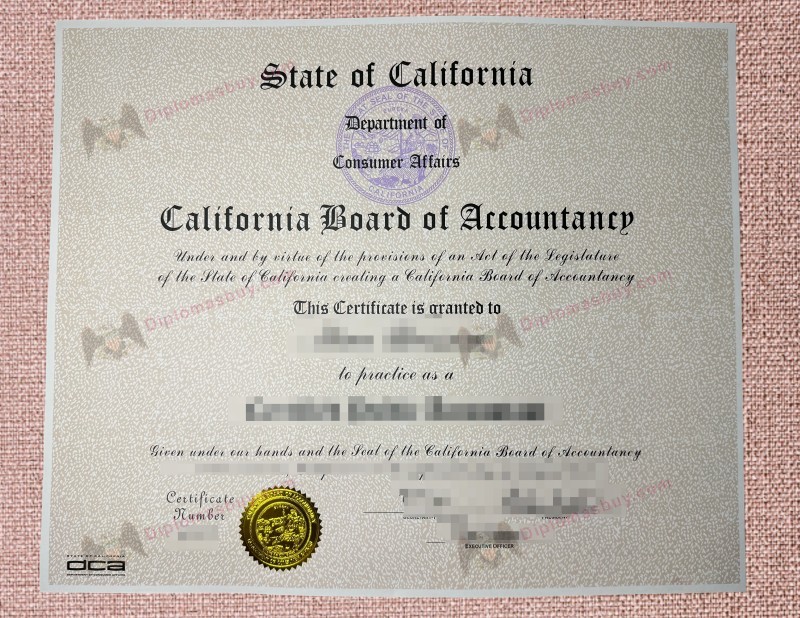 CalCPA Certificate, Cal State CPA certificate CalCPA Certificate, Cal State CPA certificate