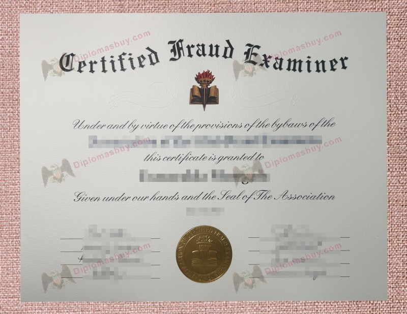 CFE Certificate, Certified Fraud Examiner Certification CFE Certificate, Certified Fraud Examiner Certification