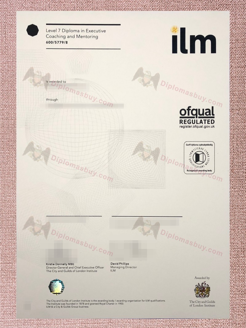 City & Guilds ILM Certificate, ILM Degree City & Guilds ILM Certificate, ILM Degree