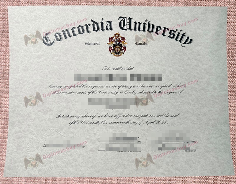 Concordia University Degree, Concordia University Diploma Concordia University Degree, Concordia University Diploma