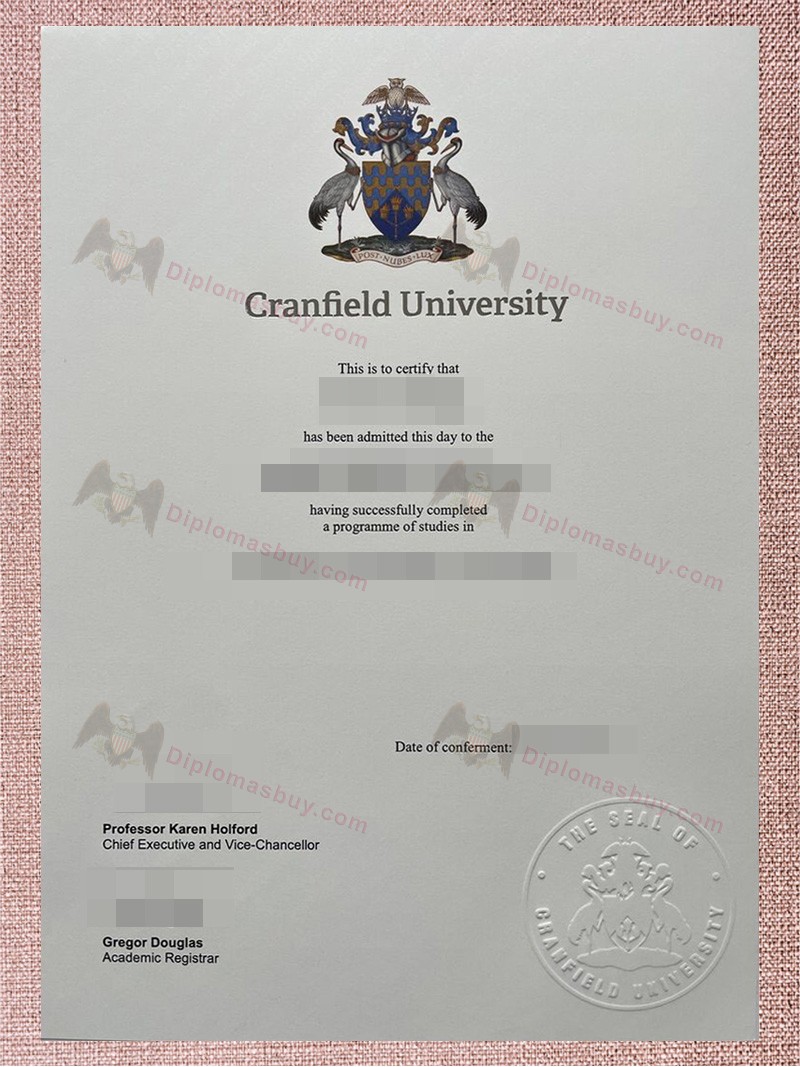 Cranfield University degree, Cranfield University diploma Cranfield University degree, Cranfield University diploma