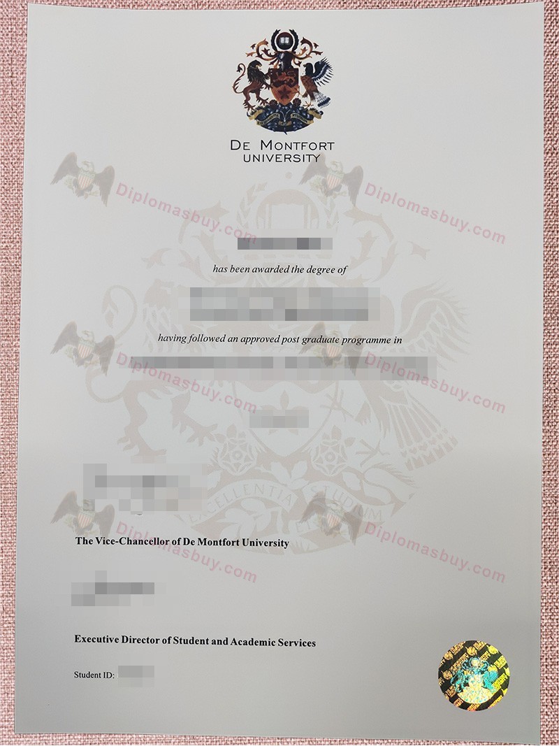 De Montfort University degree De Montfort University degree