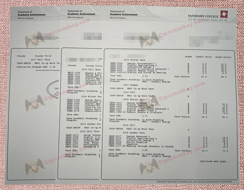 Fanshawe College Transcript, Fanshawe College Degree Fanshawe College Transcript, Fanshawe College Degree