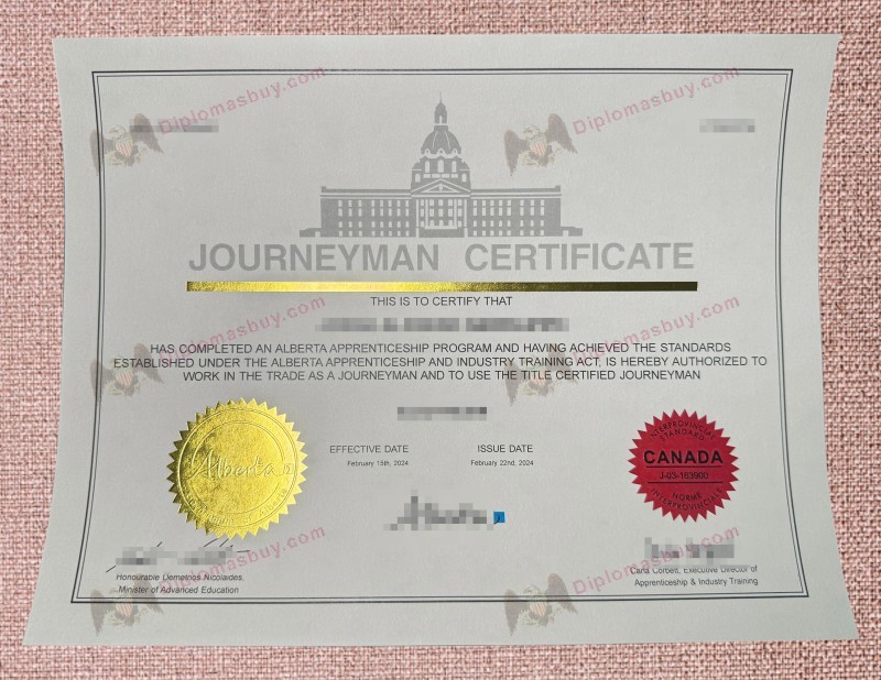 Journeyman Certificate