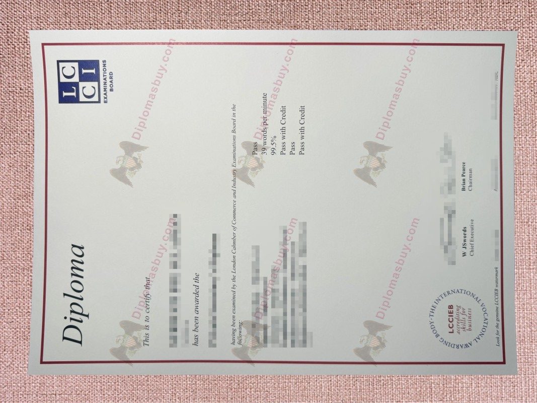 LCCI diploma, LCCI International Qualifications