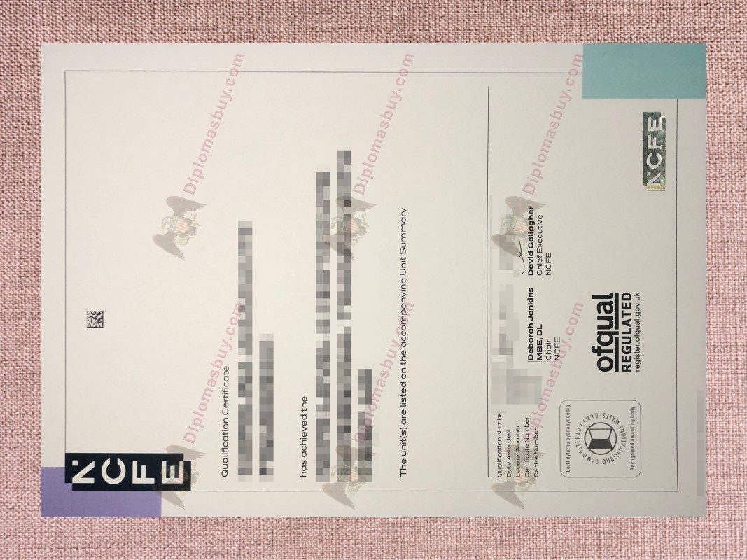 NCFE Certificate, NCFE Qualifications