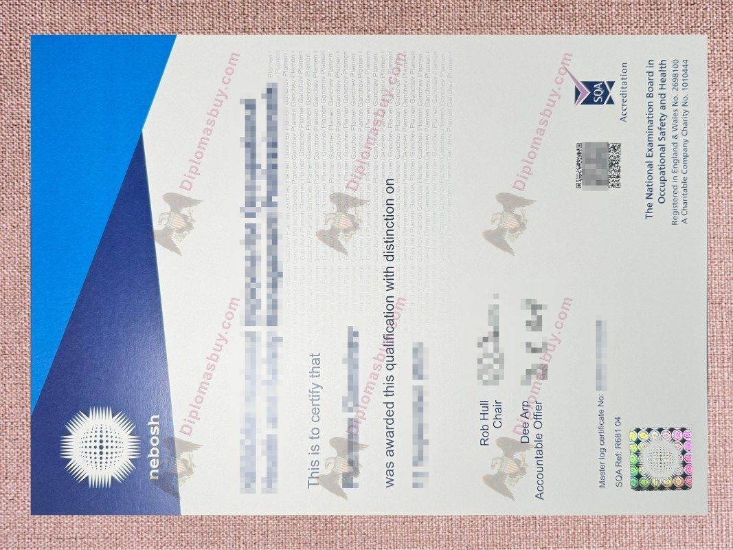 NEBOSH Certificate