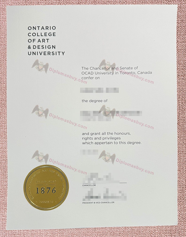 OCAD University Diploma, OCAD University Degree OCAD University Diploma, OCAD University Degree