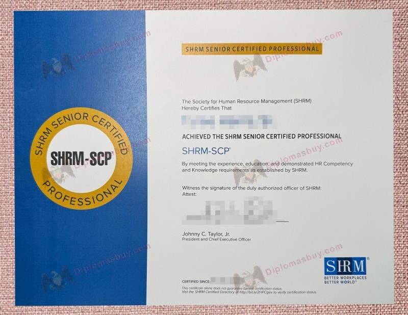 SHRM CP Certificate, SHRM CP Degree