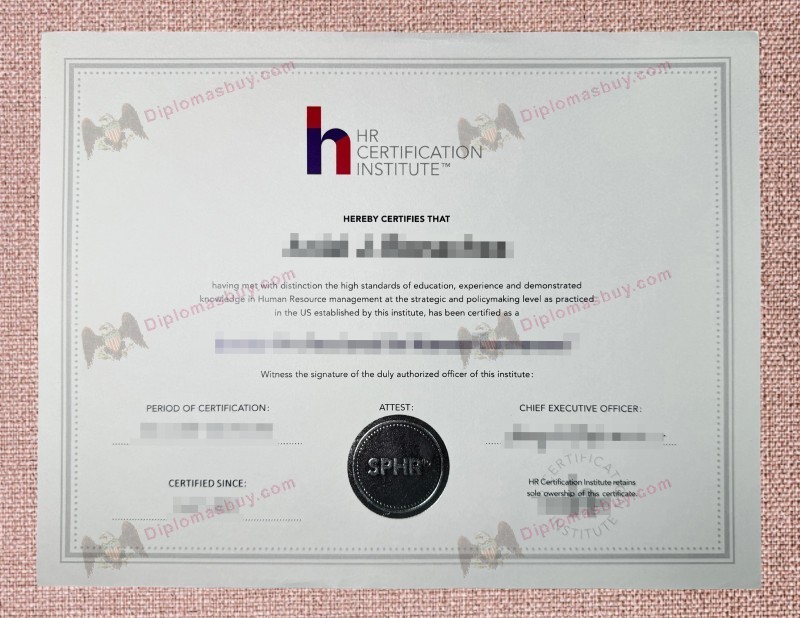 SPHR Certificate, Senior Professional in Human Resources degree SPHR Certificate, Senior Professional in Human Resources degree