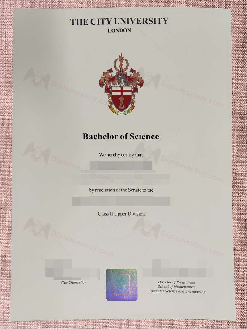 The City University of London degree, The City University of London diploma The City University of London degree, The City University of London diploma