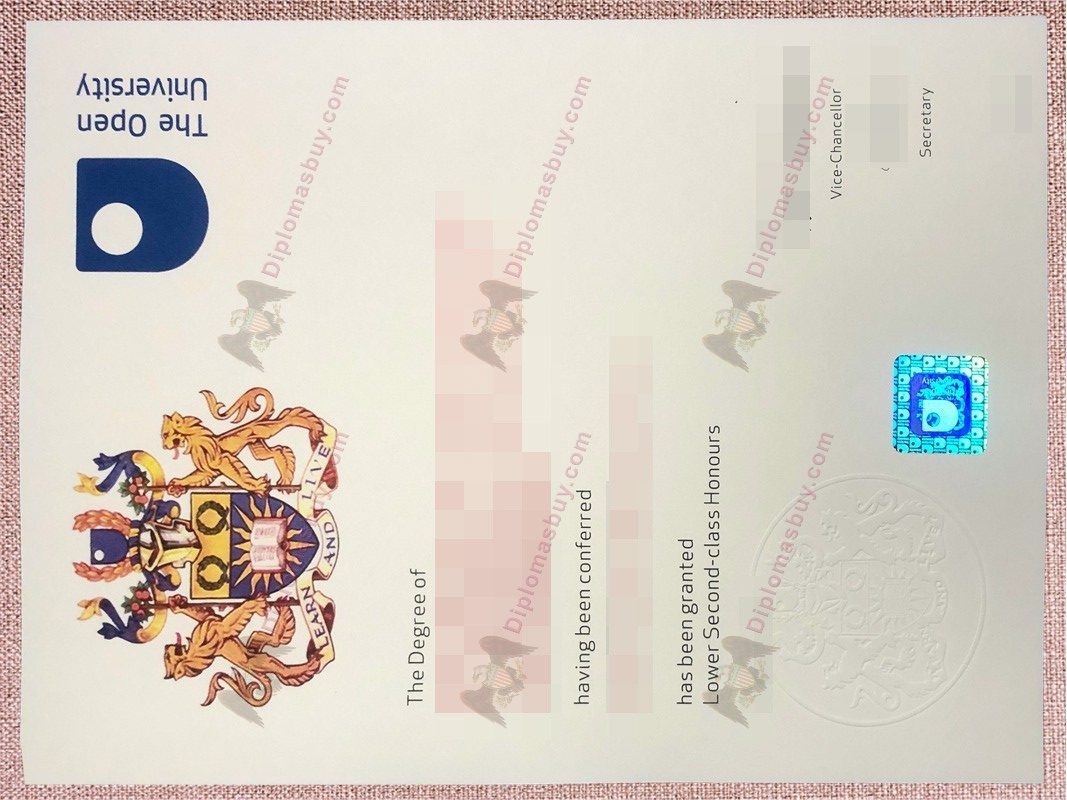 The Open University degree, The Open University diploma