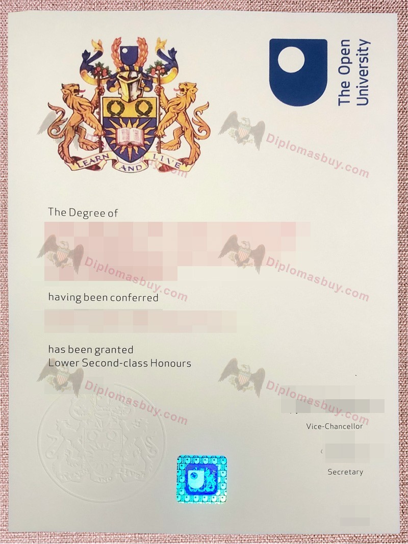 The Open University degree, The Open University diploma The Open University degree, The Open University diploma