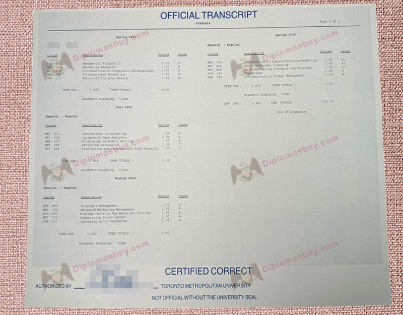 Toronto Metropolitan University Transcript, Toronto Metropolitan University Degree Toronto Metropolitan University Transcript, Toronto Metropolitan University Degree