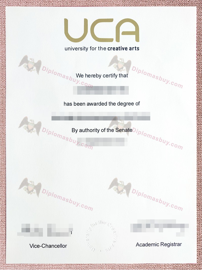 University for the Creative Arts diploma, University for the Creative Arts degree University for the Creative Arts diploma, University for the Creative Arts degree
