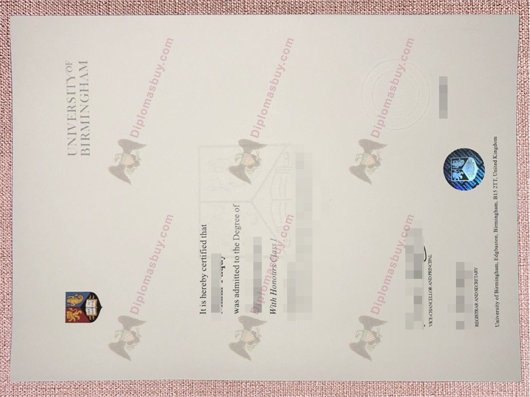 University of Birmingham Diploma, University of Birmingham Degree