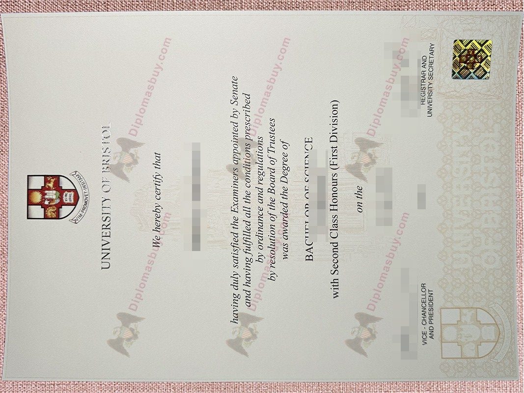 University of Bristol degree, University of Bristol diploma