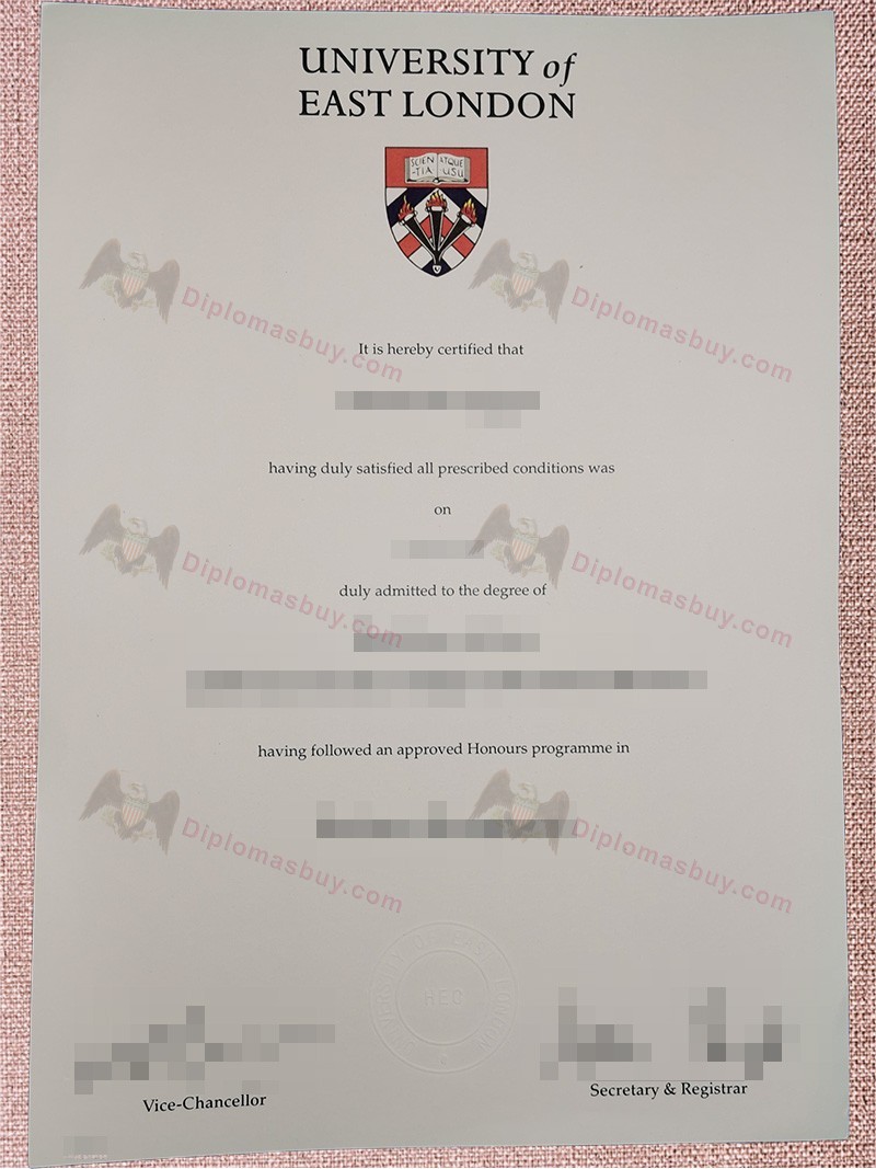 University of East London degree, University of East London diploma University of East London degree, University of East London diploma