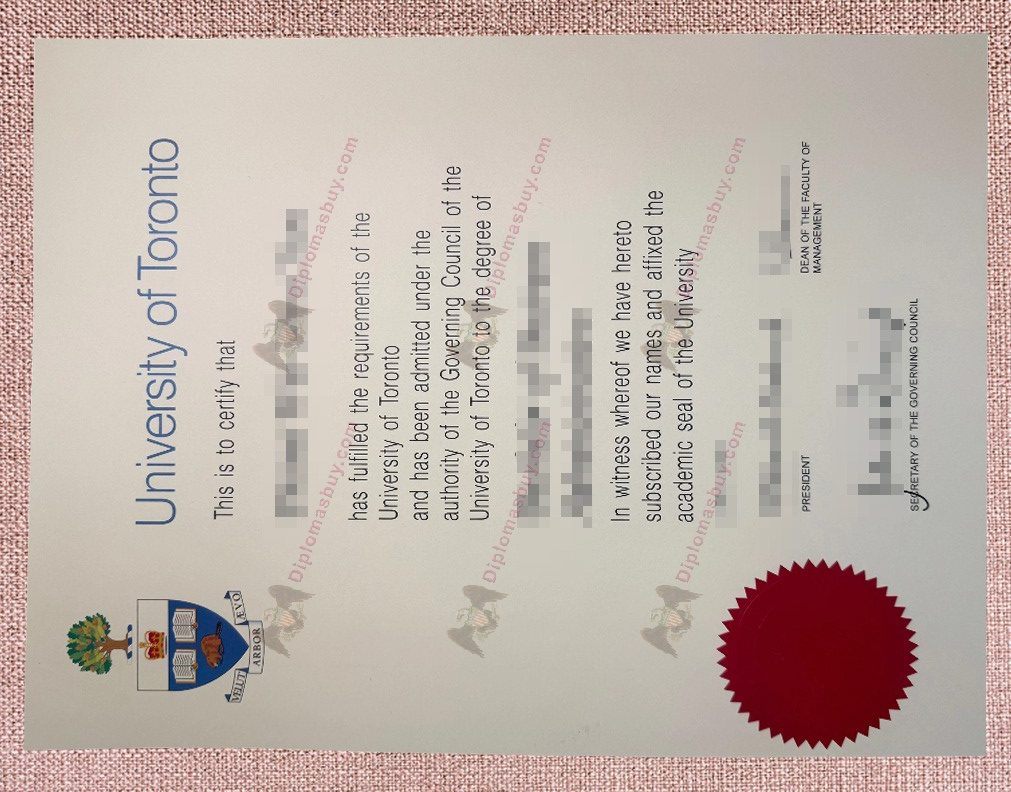 University of Toronto Diploma, University of Toronto Degree