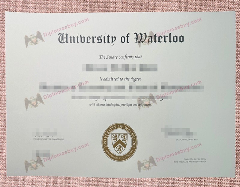 University of Waterloo Degree, University of Waterloo Diploma