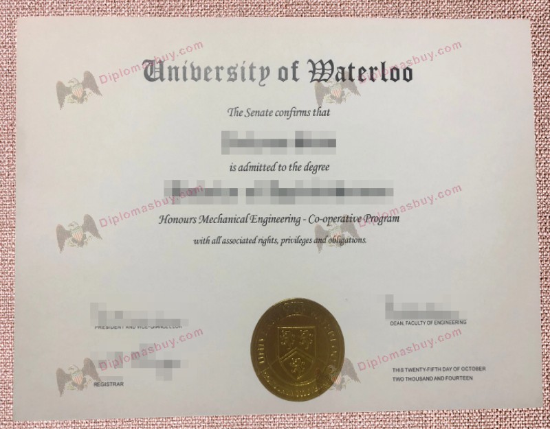 University of Waterloo Diploma, University of Waterloo Degree University of Waterloo Diploma, University of Waterloo Degree