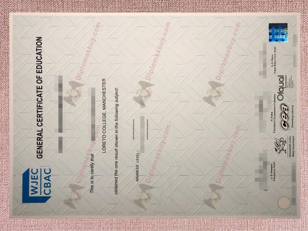 WJEC Certificate