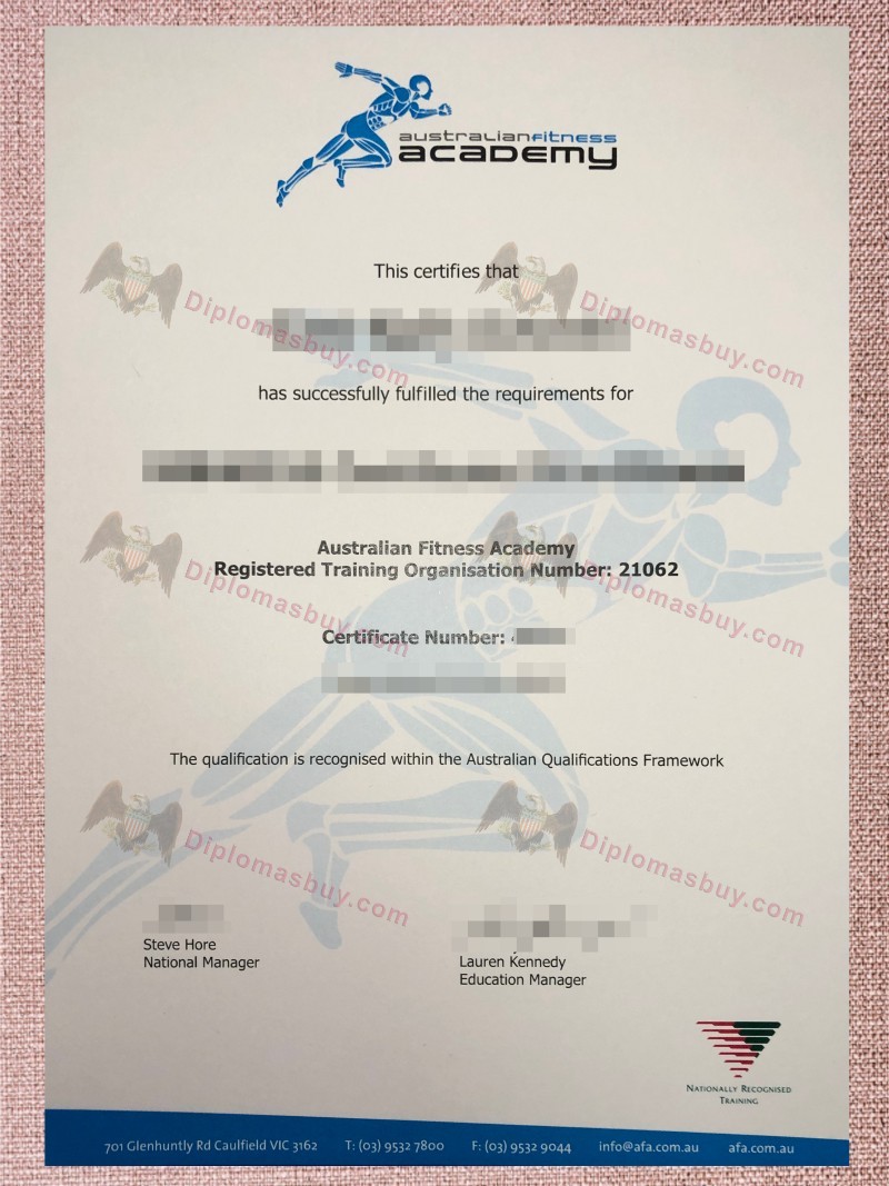 australian fitness academy Certificate, australian fitness academy Degree australian fitness academy Certificate, australian fitness academy Degree
